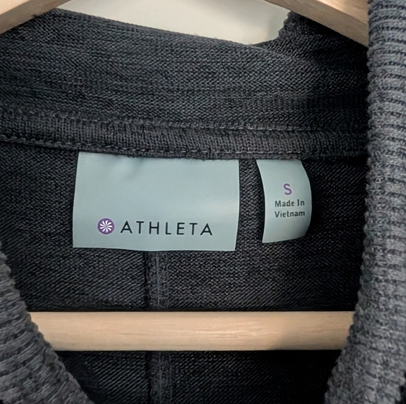 Athleta Techie Sweat Blissful Hoodie Poncho 721575 Women's Size Small Comfy - Picture 5 of 8